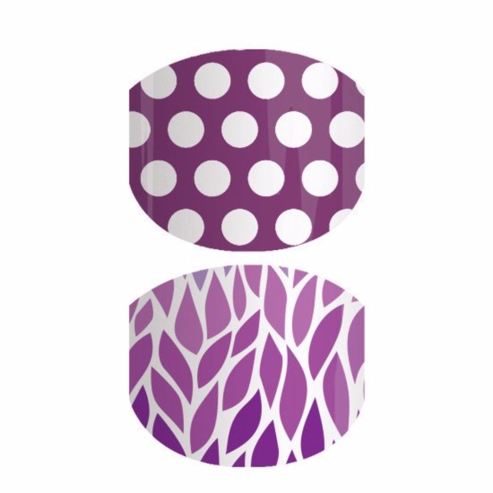 Jamberry Nails Juniors Plum Lotus full sheet